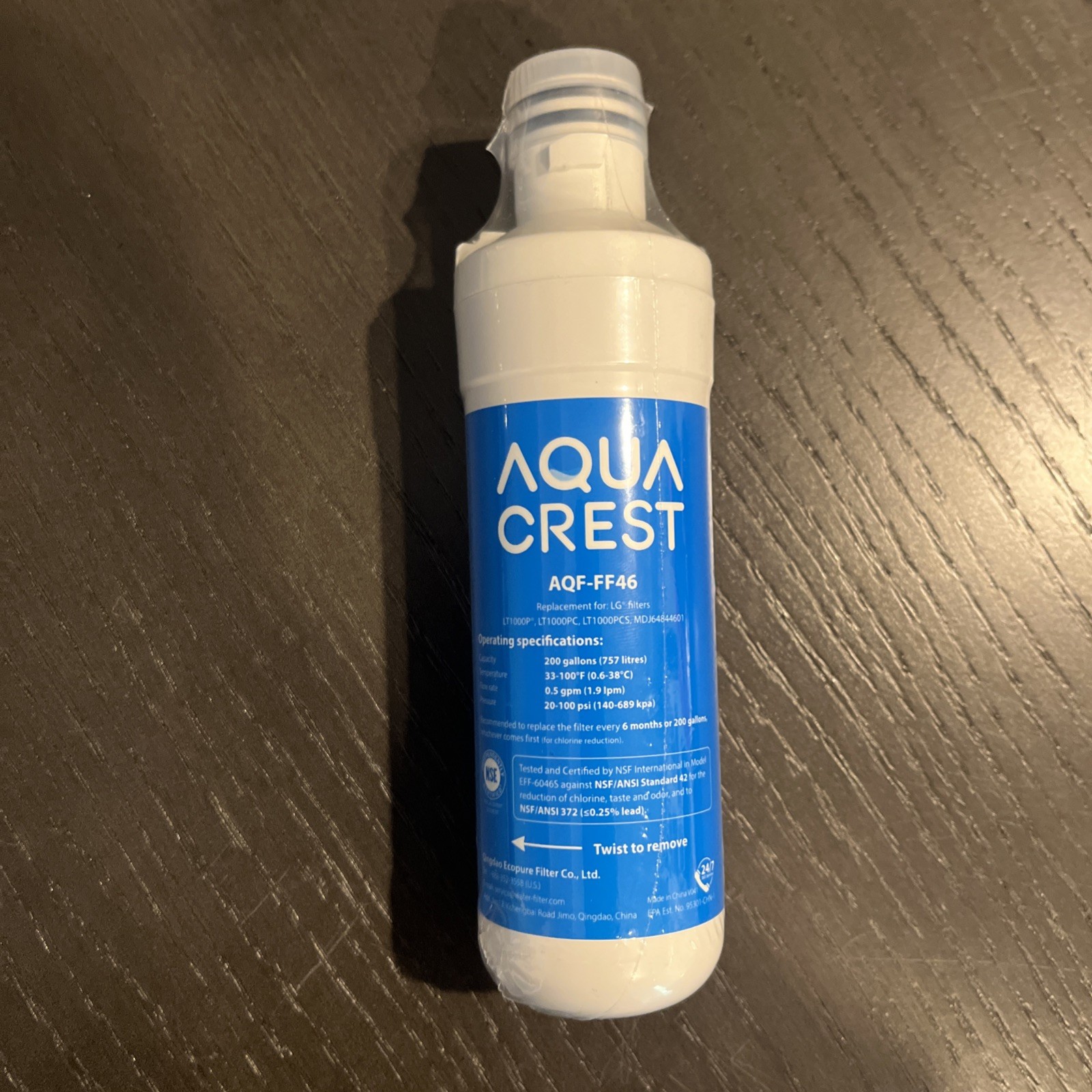 Aqua Crest AQF-FF46 Water Filters – Sealed New