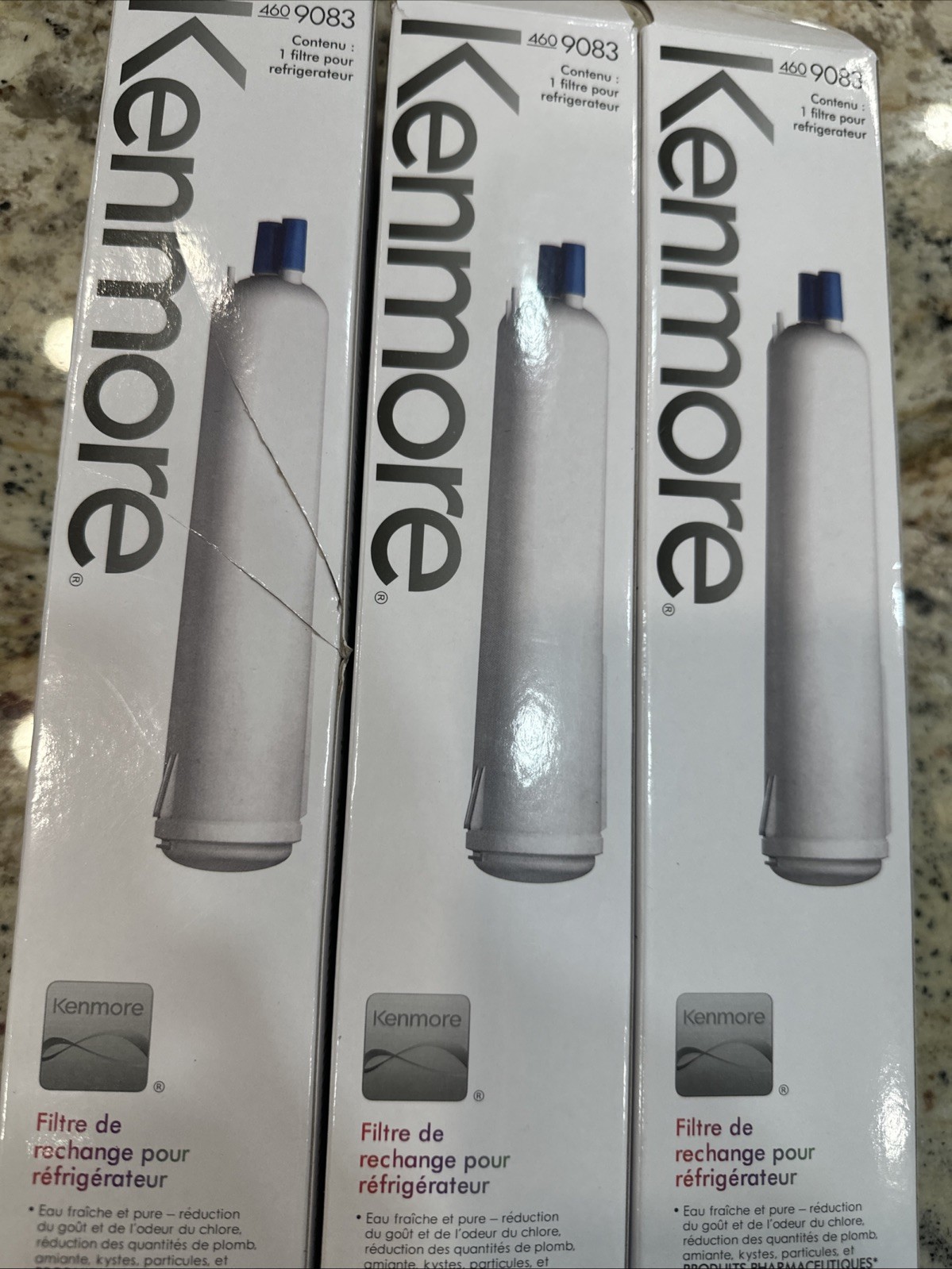 Value 3 Pack! Kenmore 9083 Replacement Refrigerator Cartridge Water Filter