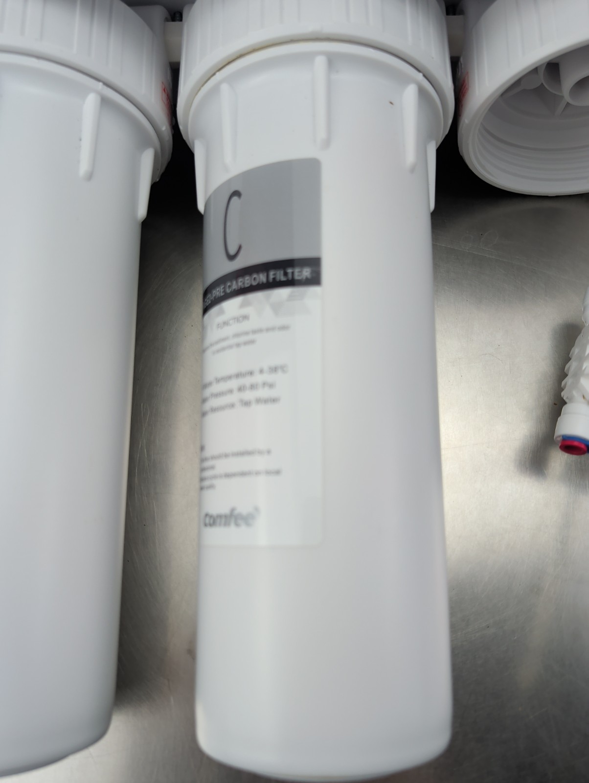 Comfee 5 stage Reverse Osmosis Water 75 GPD CMP10 Filter (Missing Stage One)