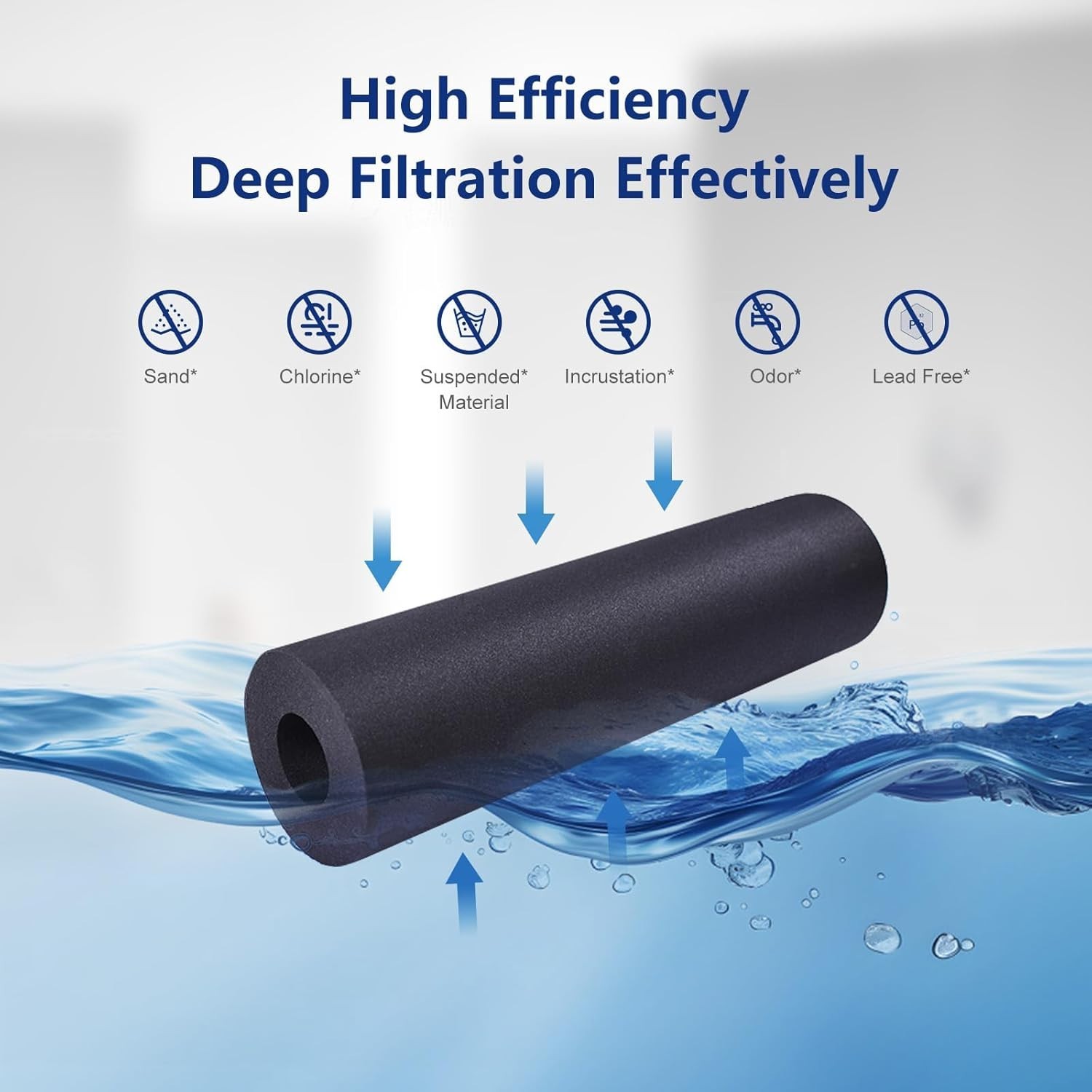 BPA-Free Waterdrop Filter Compatible with Multiple Pitchers – Family Value Pack