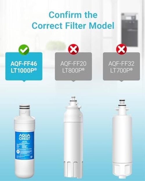 LT1000PC ADQ747935 3+3 Count (Pack of 1) Water Filter with Air Filter