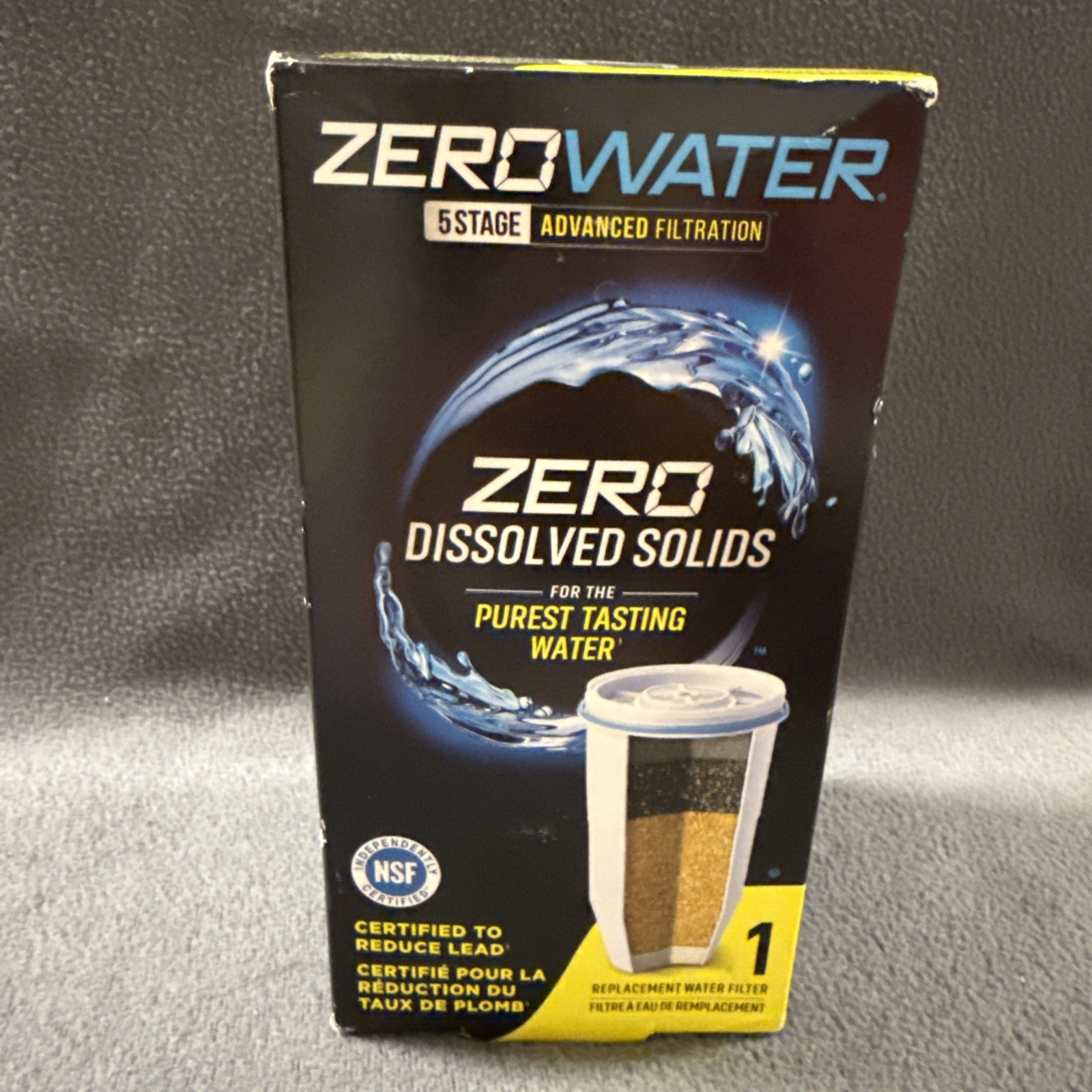 Zero Water Premium 5 Stage Ion Exchange Replacement Water Filter Model ZR-001