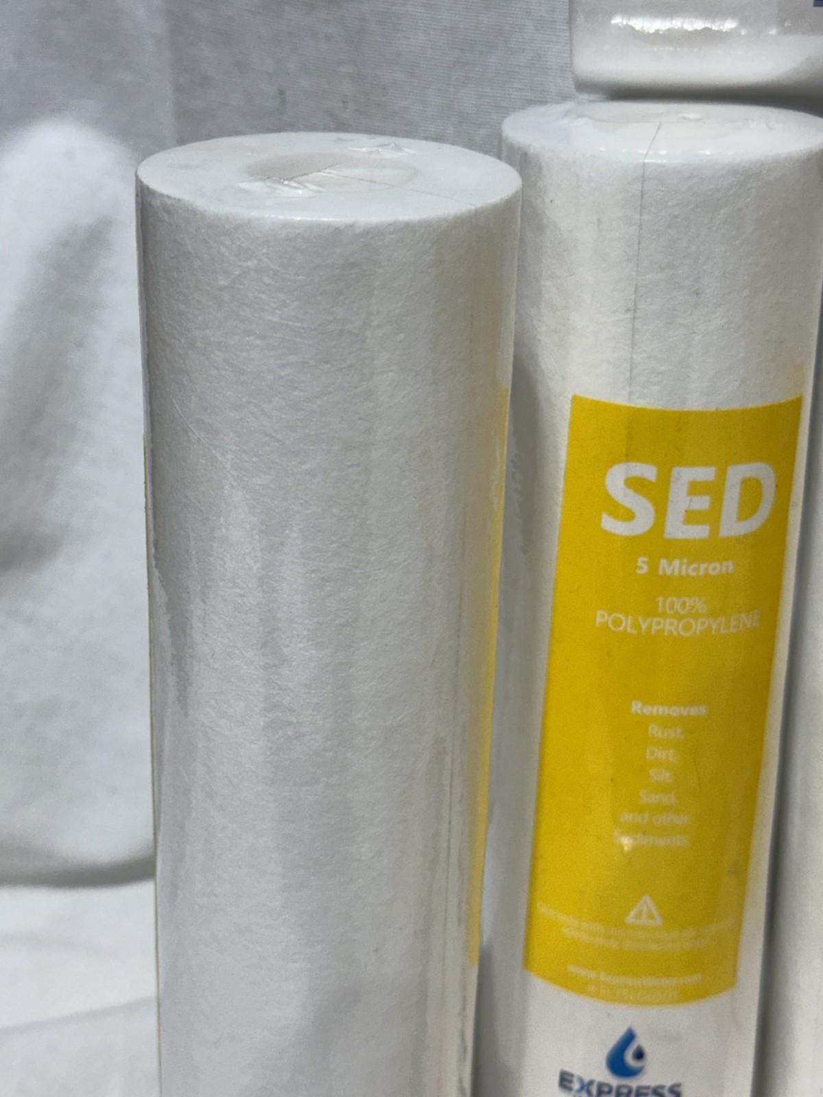 Express Water 5 Micron 10in Sediment Water Filter Cartridges 16 Pack FLTSED0501