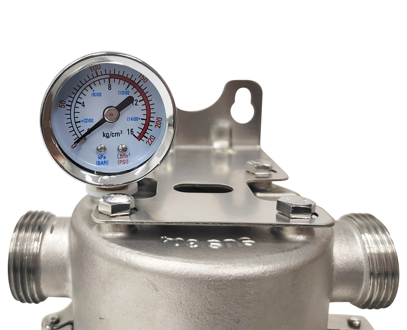 Water Filter 10″L Corrosion-resistant 304 Stainless Steel Filter 1″NPT In/Outlet