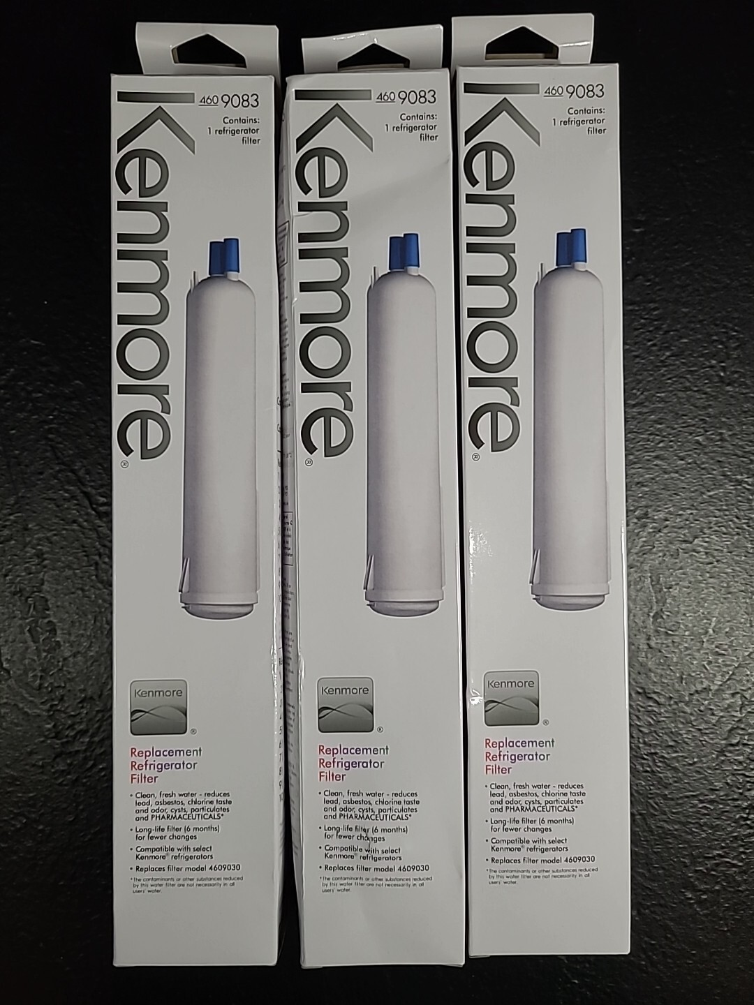 Kenmore Genuine Replacement Refrigerator Water Filter Model 4609083 (3-Pack)