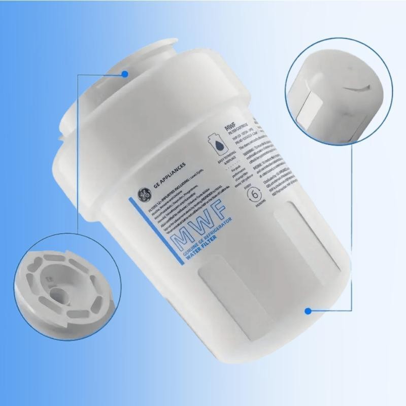 Sealed 4Pack GE SmartWater MWF MWFP GWF HWF 46-9991 Refrigerator Water Filter US