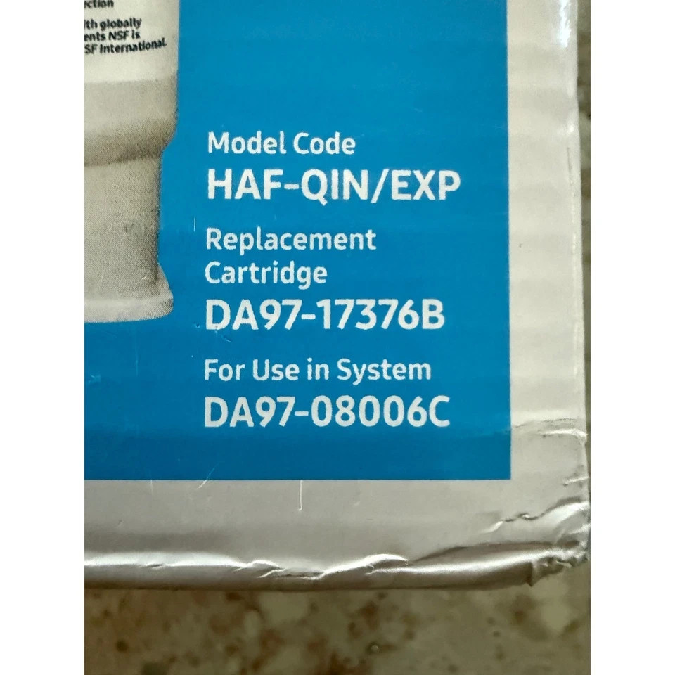 Samsung Refrigerator Water Filter HAF-QIN/EXP DA97-17376B Lot of 2 Genuine