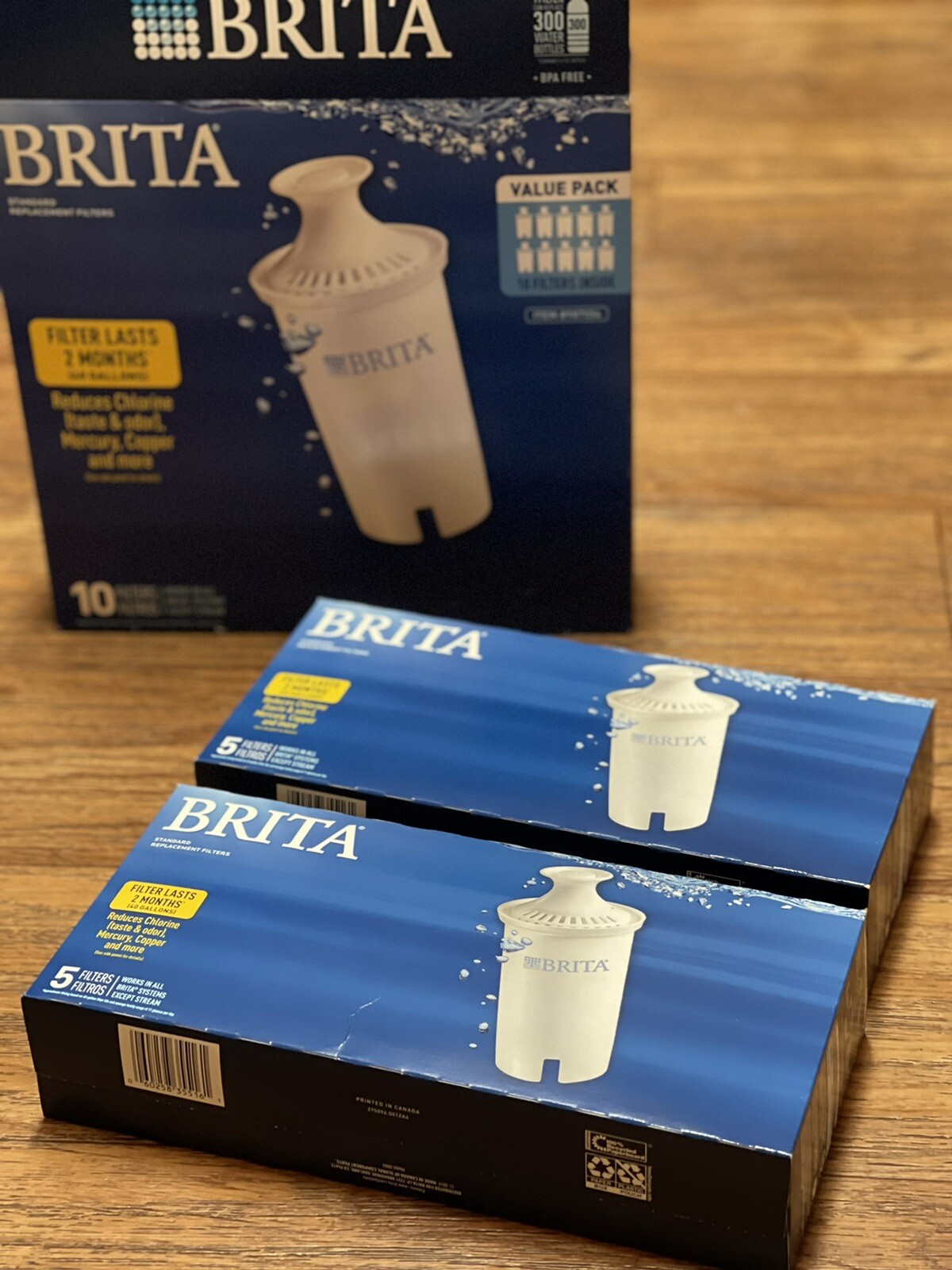 Brita Standard Replacement Filters Value Pack – 10 Filters Included
