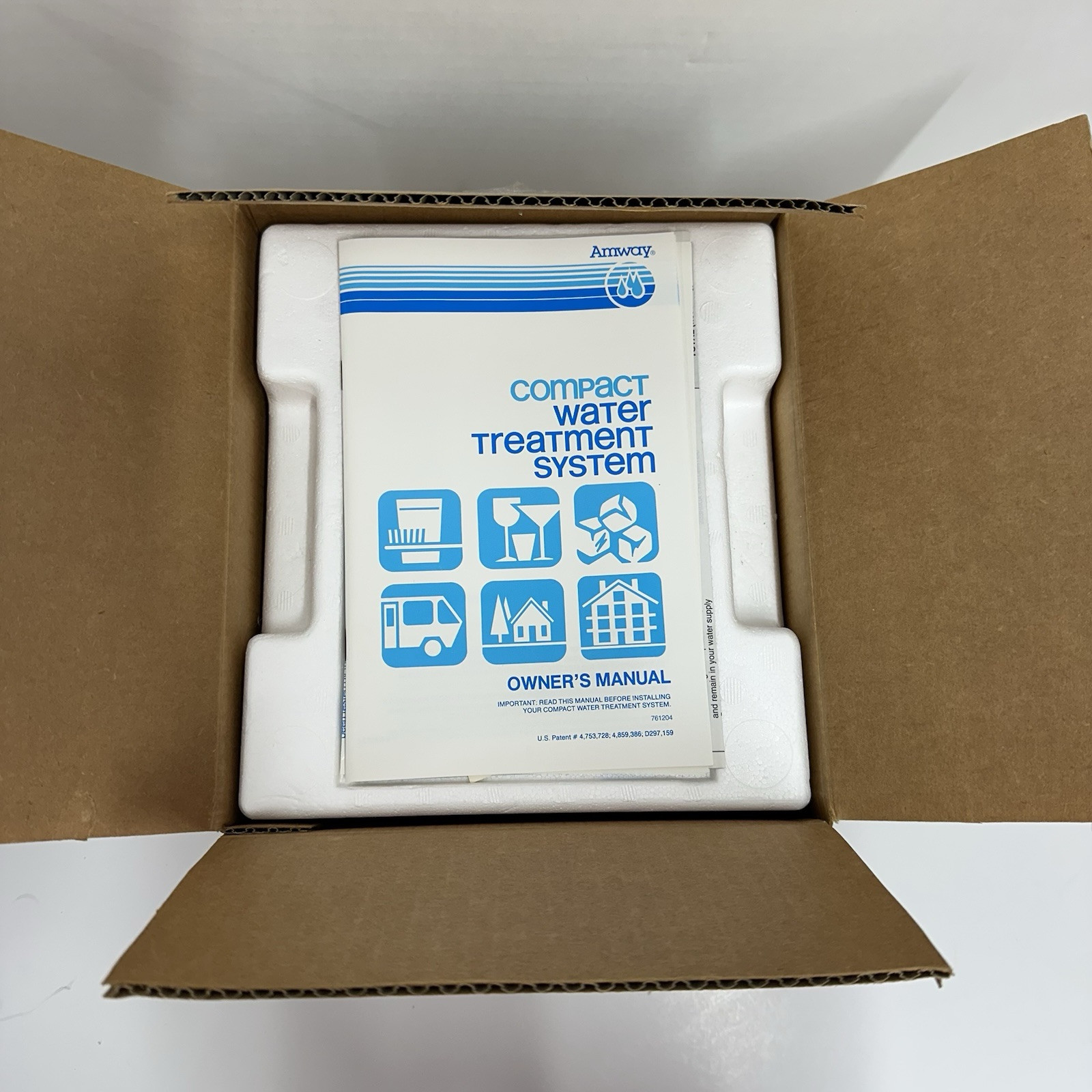 Amway E-9395 R2 Compact Water Treatment System with Sealed E-9396 Filter New