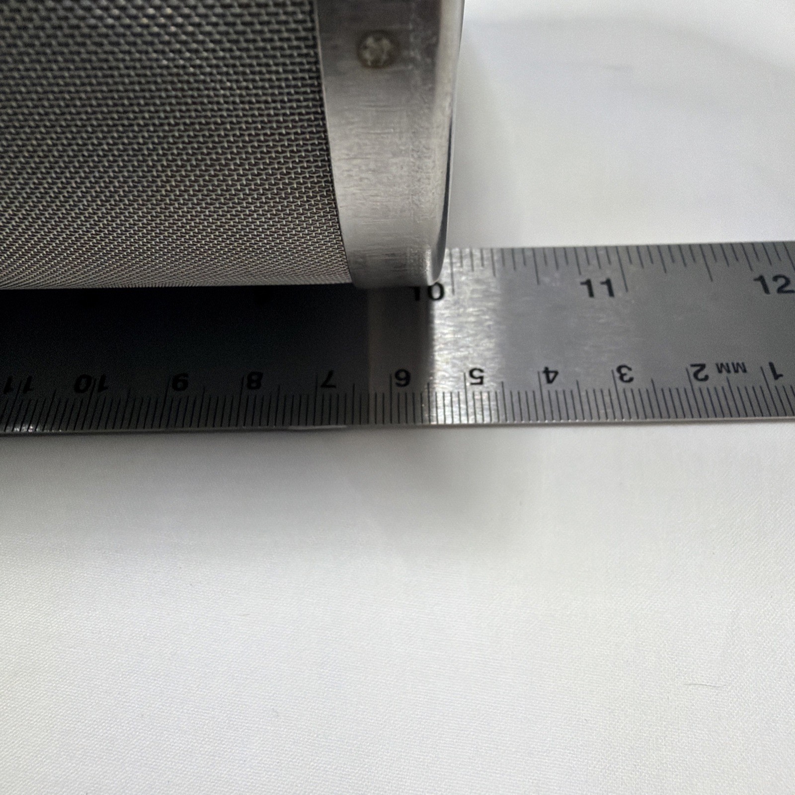 Amwater Stainless Steel WireMesh Filter Cartridge 10” L & 4.5” OD 25 Micron
