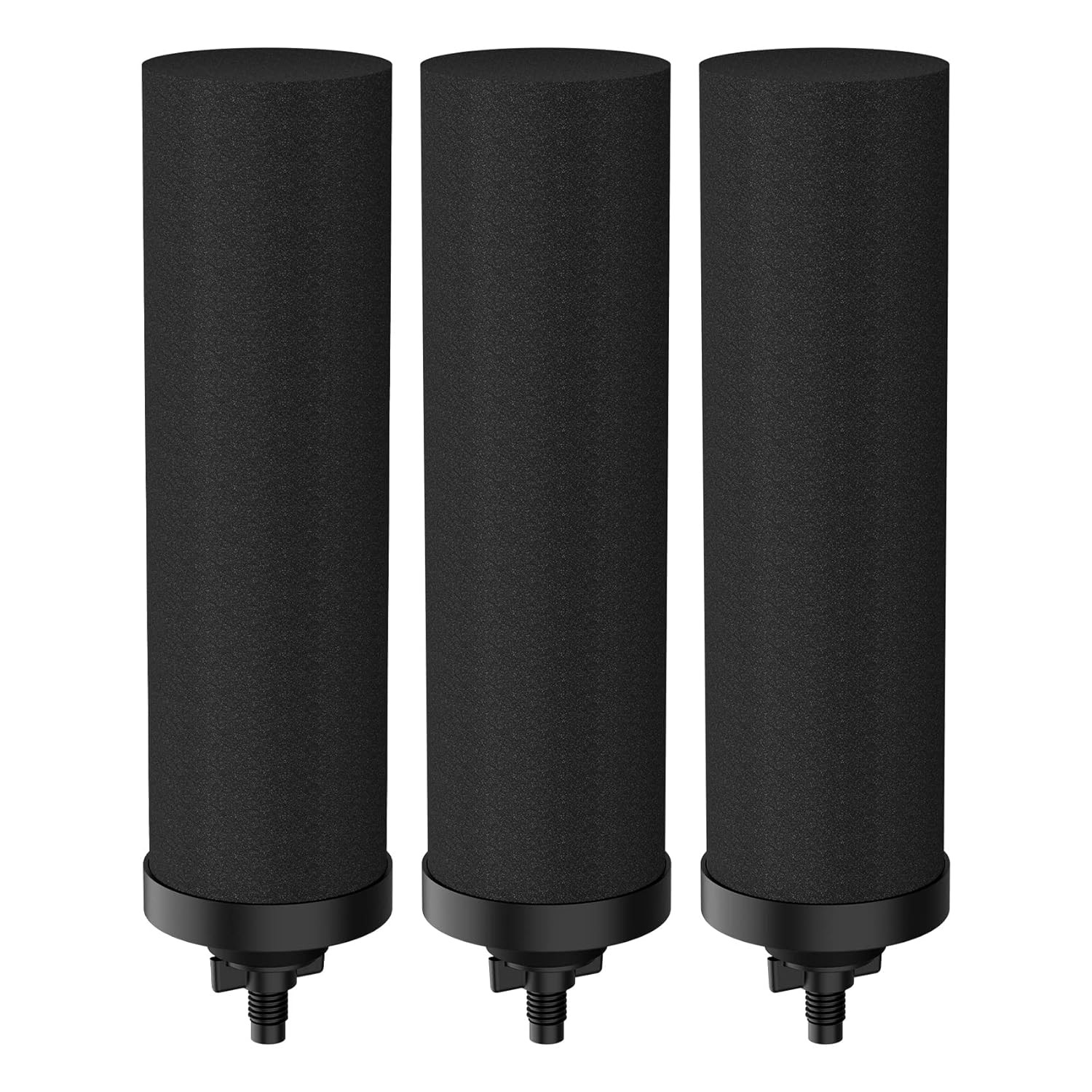 WaKiWaKi Gravity-fed Water Filter System, Metal Spigot & Stand, with 3 Filters