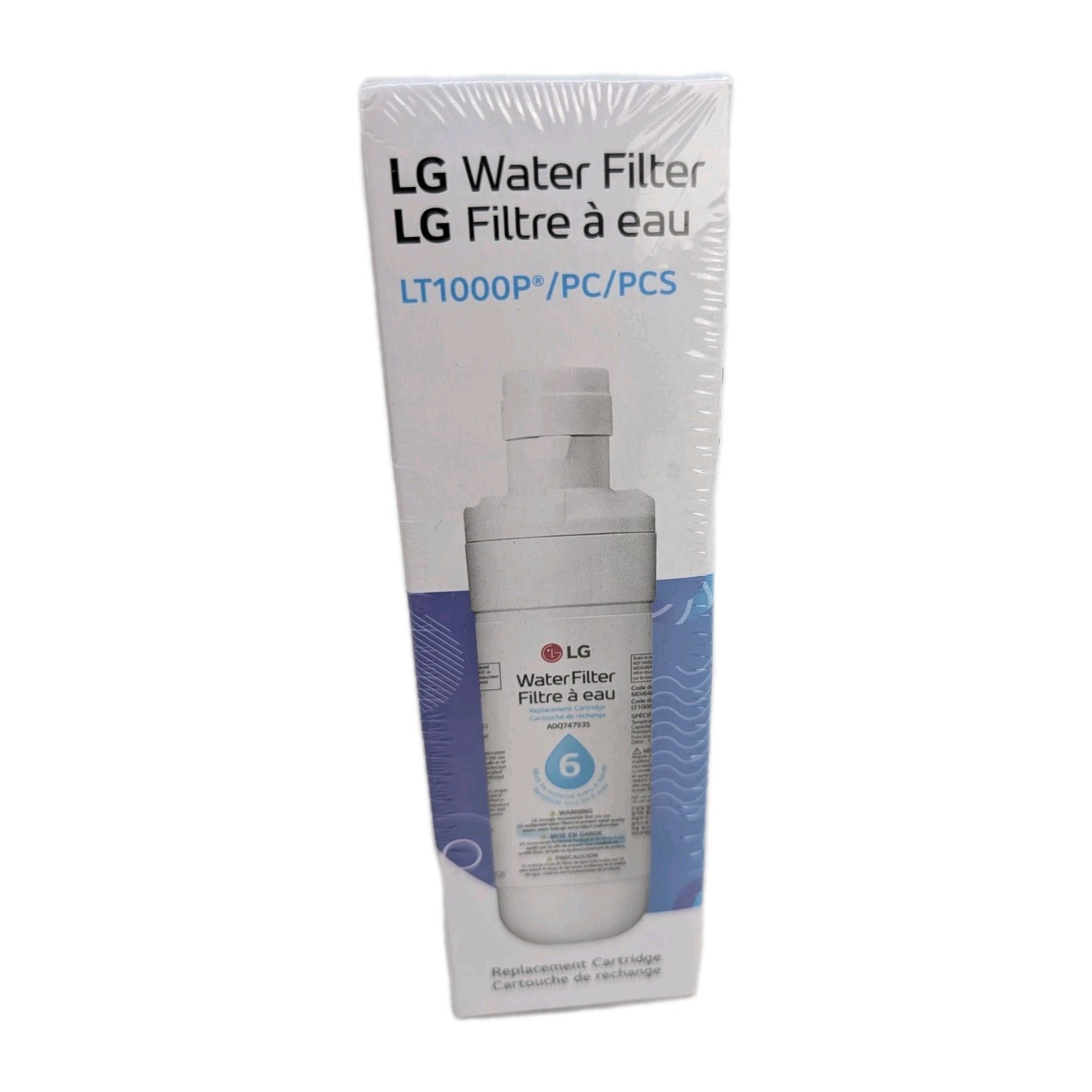 LG LT1000P Water Filter Replacement Cartridge LT1000PC/PCS ADQ747935 SFN