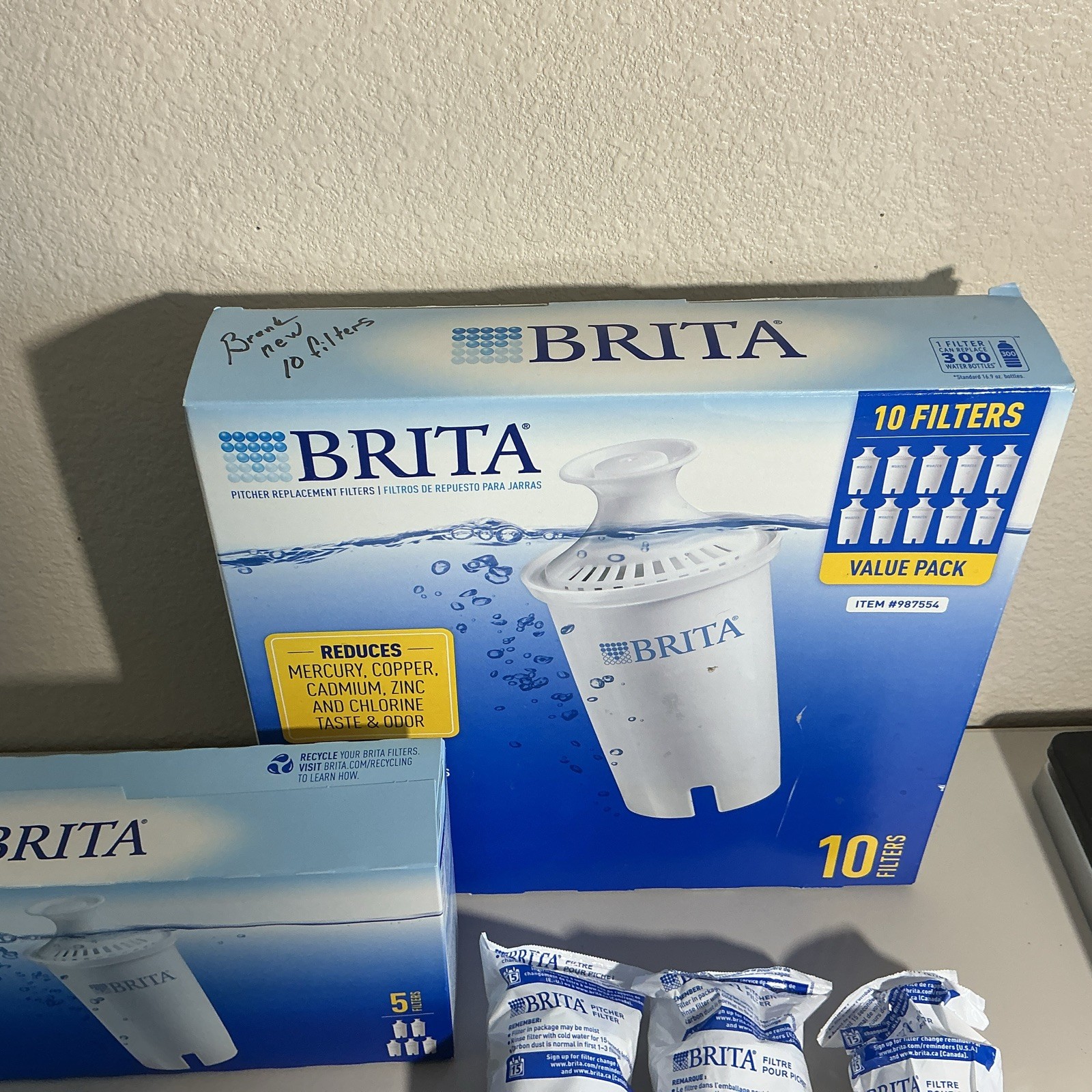Brita 987554 Pitcher Replacement Filters – 18 Brand New Filters