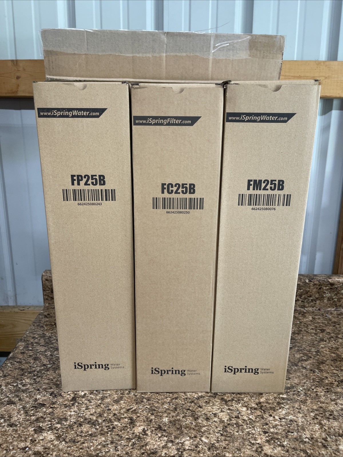 F3WGB32BM 4.5” X 20” 3-Stage Whole House Water Filter Set Replacement Pack with