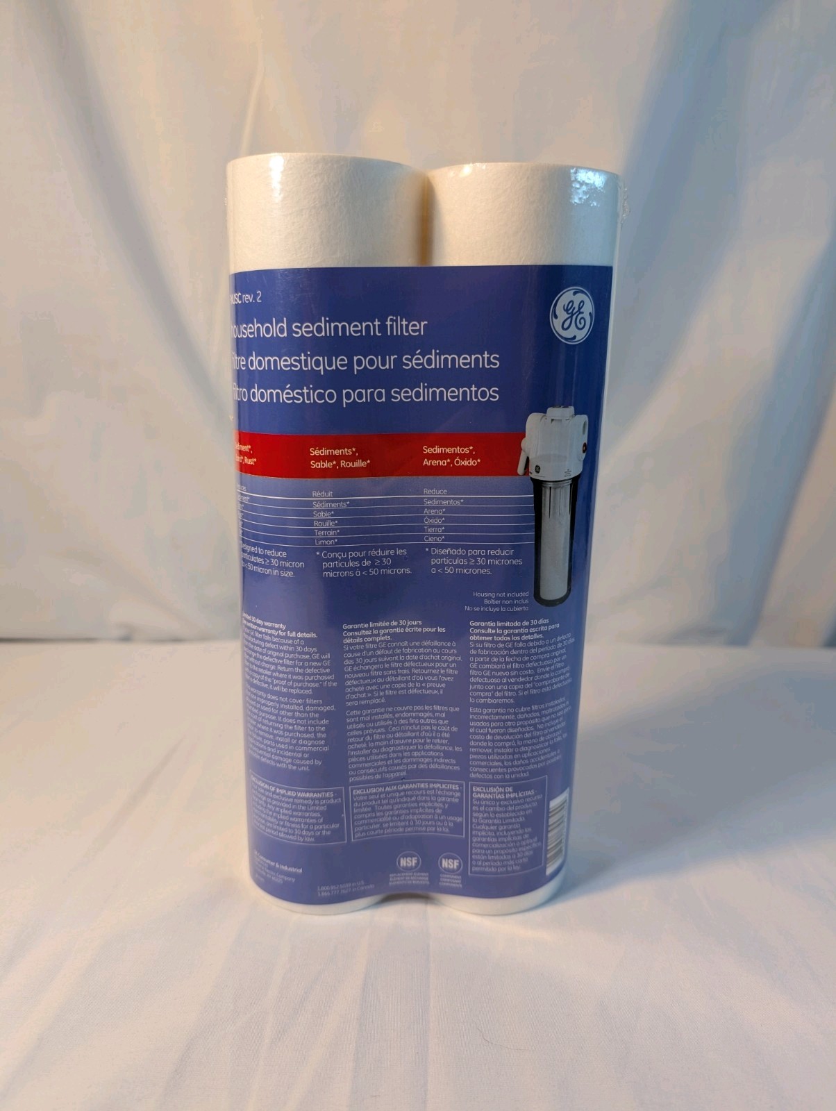 *NEW* GE SmartWater FXUSC Household Water Filters – Pack of 2 – Rev. 2