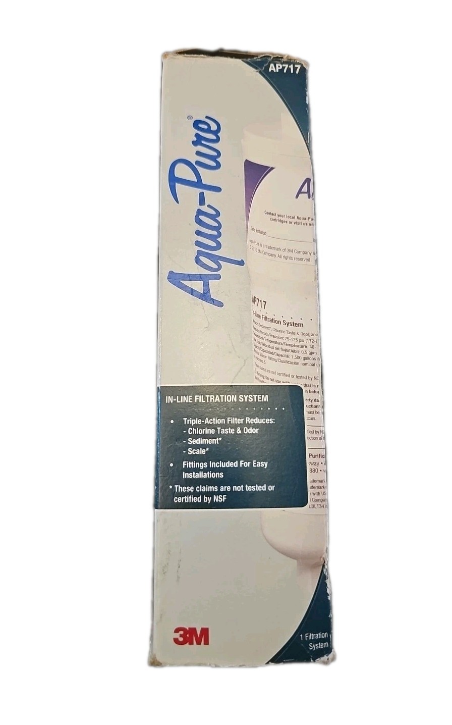 Aqua-Pure AP717 In-Line Triple Action Water Filter, Chlorine, Sediment Removal