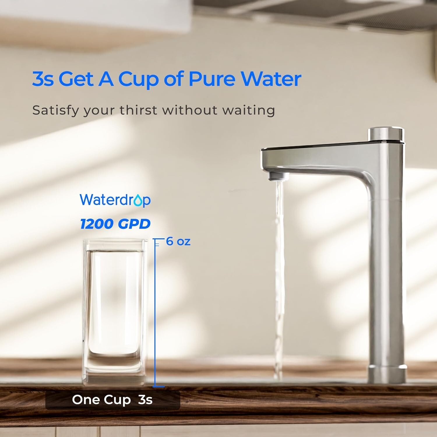 Waterdrop WD-X12-F3 Filter, Replacement for X12-Basic Reverse Osmosis System