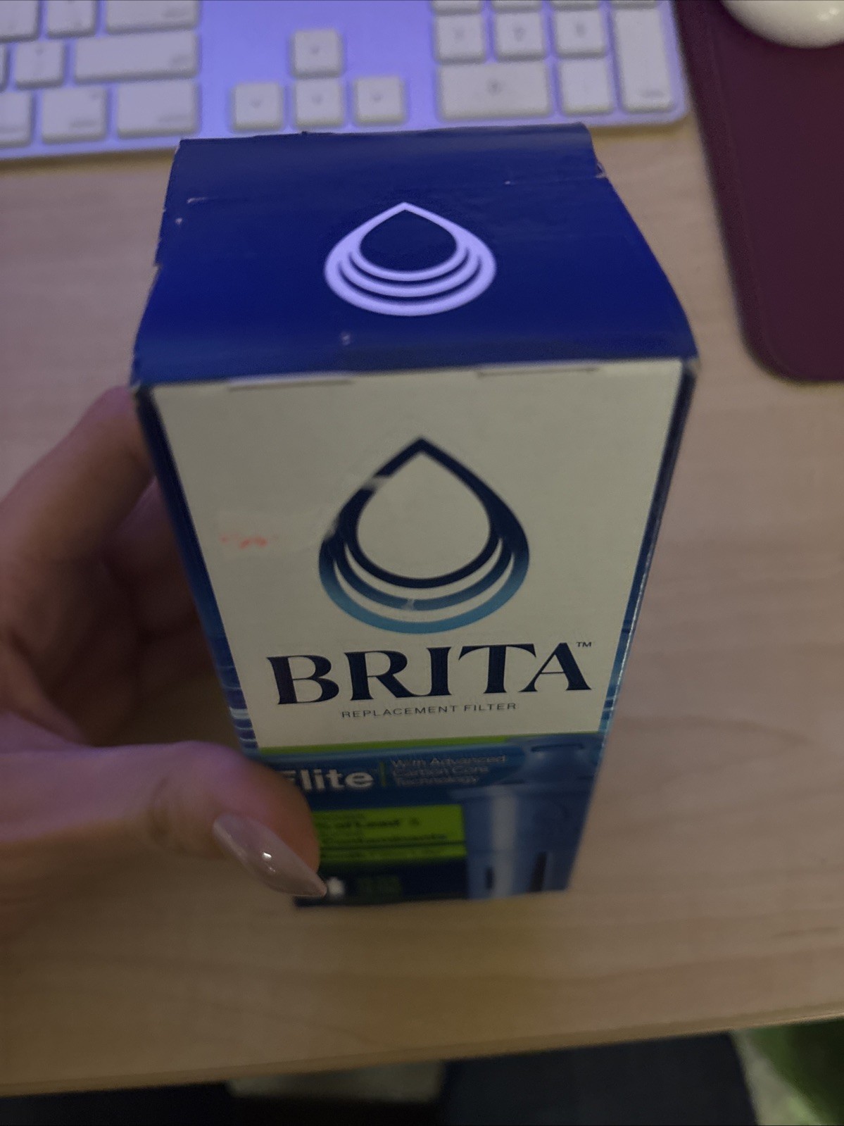 Brita Elite Water Filter for Pitcher – Dark Blue
