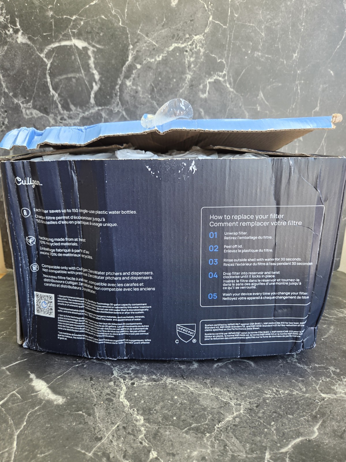 Culligan ZEROF06 ZeroWater 5-Stage Replacement Water Filters 6-PACK.