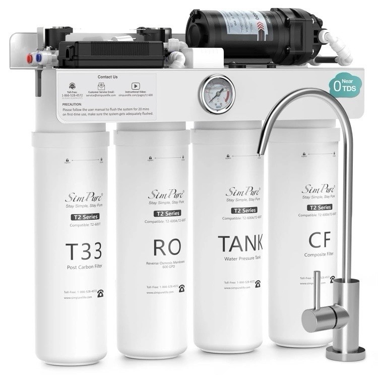 SimPure T2-600T RO Water Filtration System