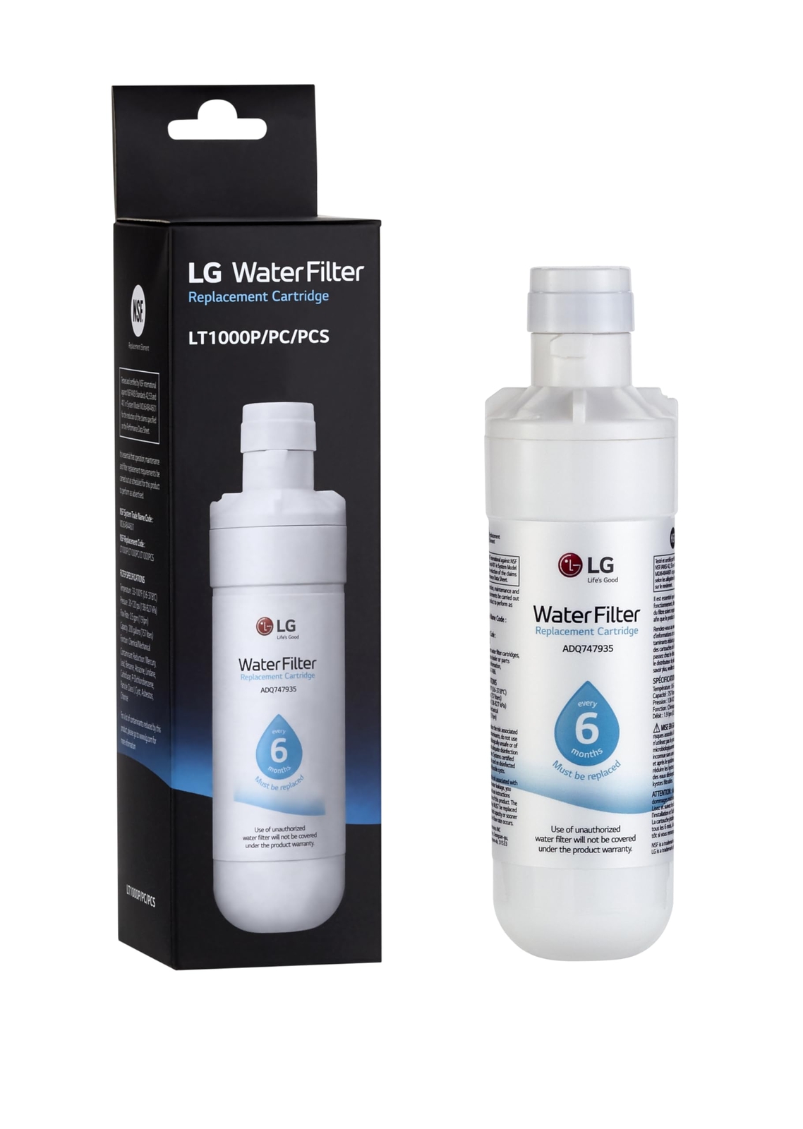 LG LT1000P – 6 Month / 200 Gallon Capacity Replacement Refrigerator Water Fi…