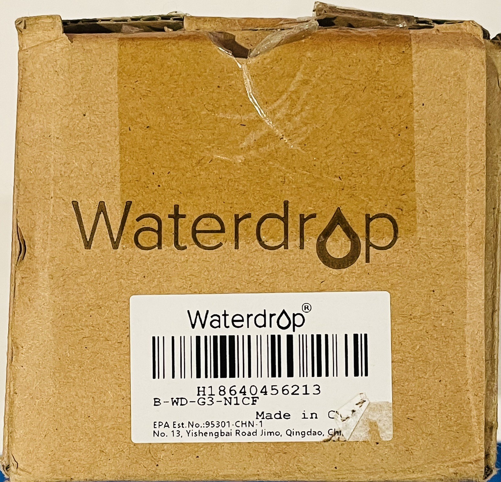 WATERDROP B-WD-G3-N1CF PRE-SEDIMENT & CARBON BLOCK WATER FILTER OPEN BOX