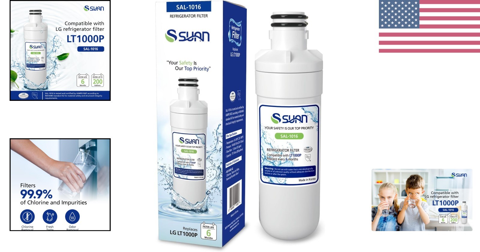 Reliable LG Refrigerator Water Filter – NSF42 Certified for Pure Drinking Water