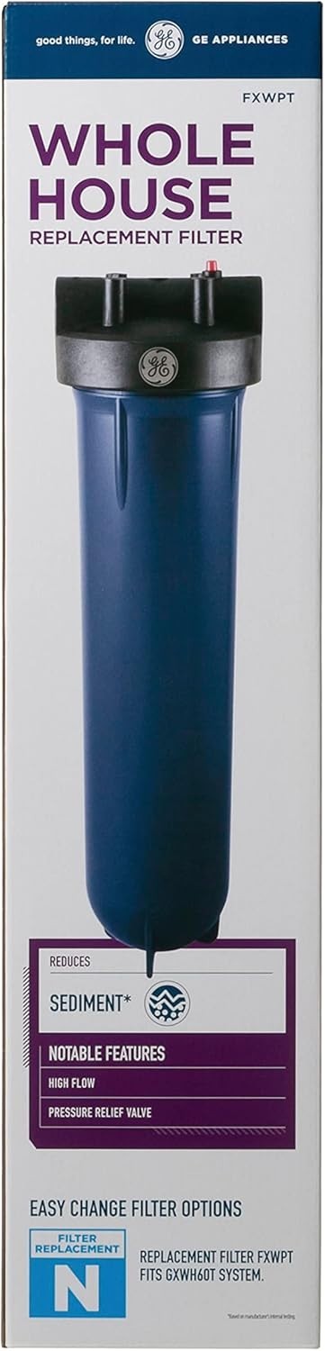 GE Whole House Replacement Filter FXWPT GXWH60T Reduce Sand Sediment Culligan