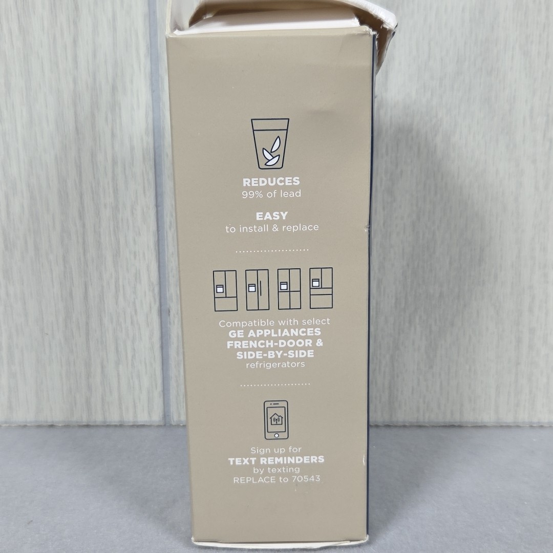 GE XWFE Refrigerator Water Filter White Without Chip New Genuine Filter Open Box