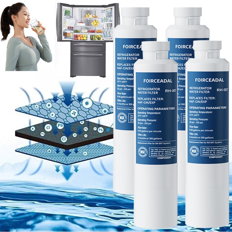 4PCS For Samsung DA-97-08006A DA-97-08006A-B DA-97-08006B Ice Water Filter White