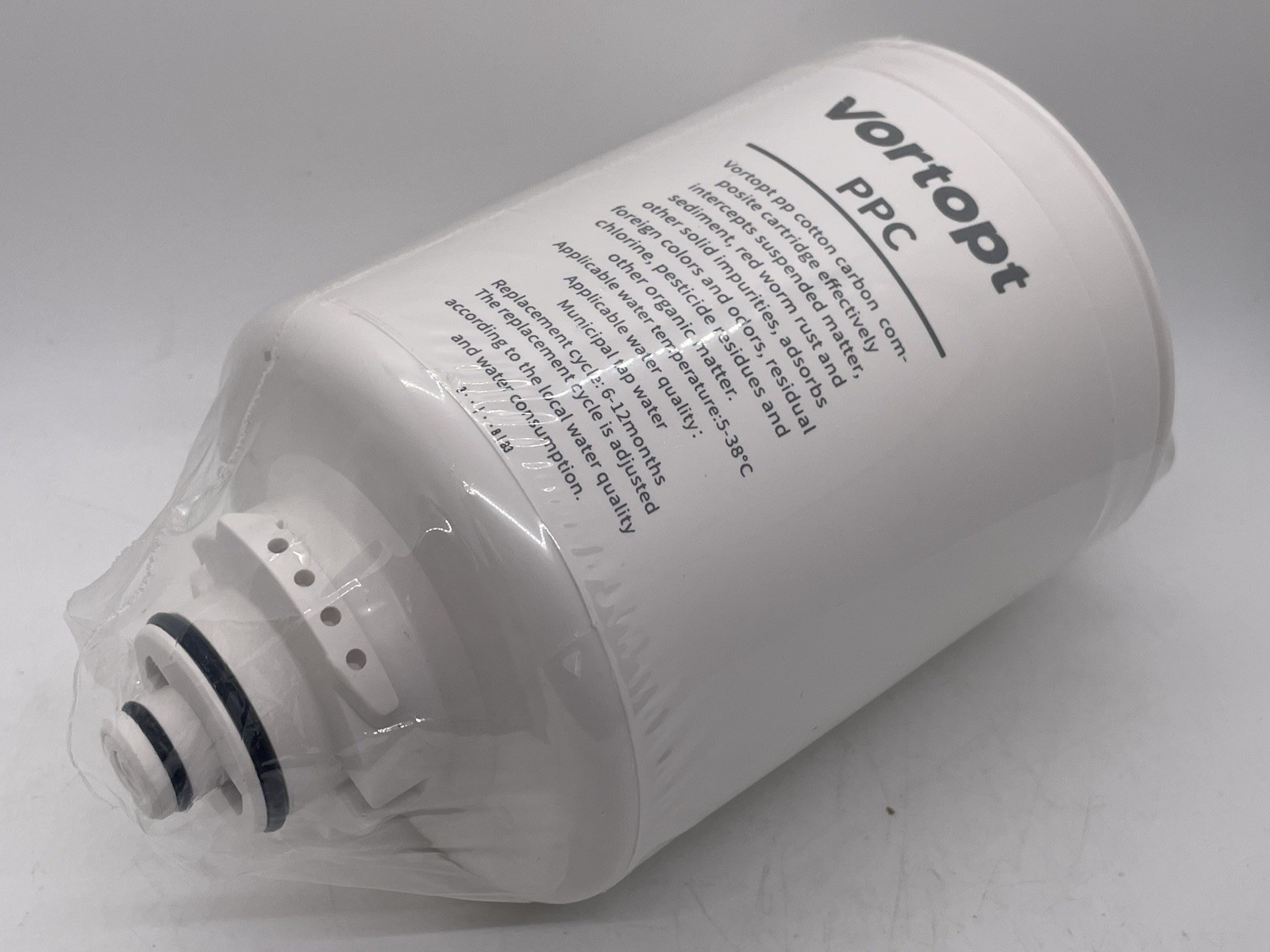 Vortopt PPC PP Cotton Carbon Water Filter **NEW** Missing Protective Cap