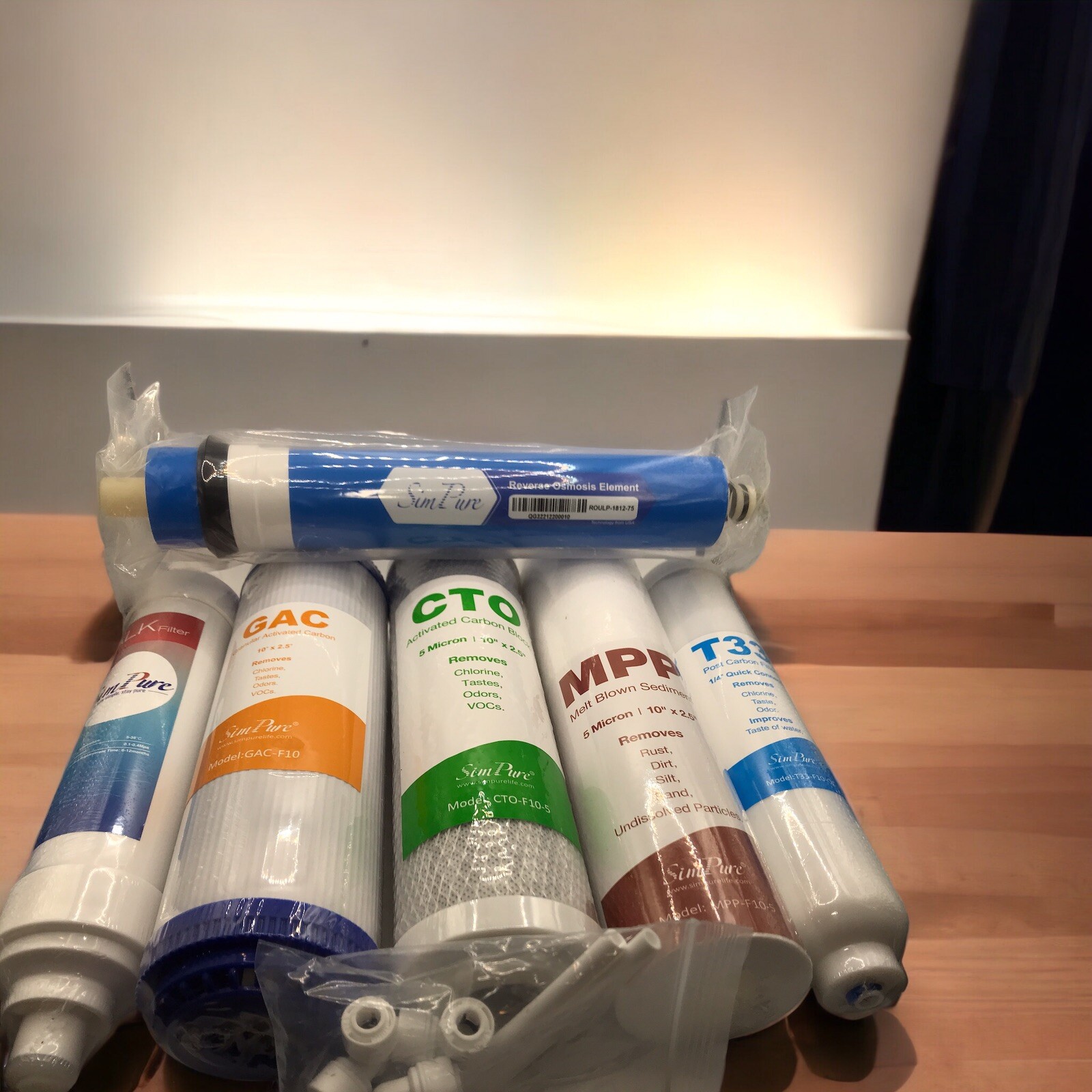 Reverse Osmosis Water Filter Cartridge Replacement 6-Stage System 6-Pack