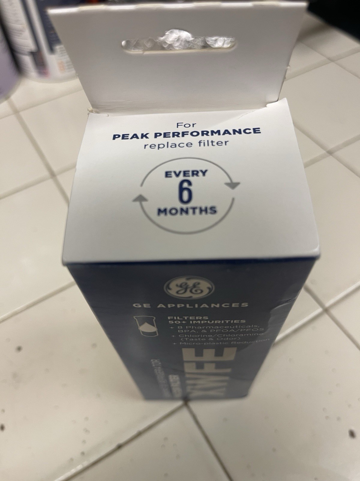 GE Appliances XWFE Refrigerator Water Filter 170 gal Carbon Lead BPA PFAS