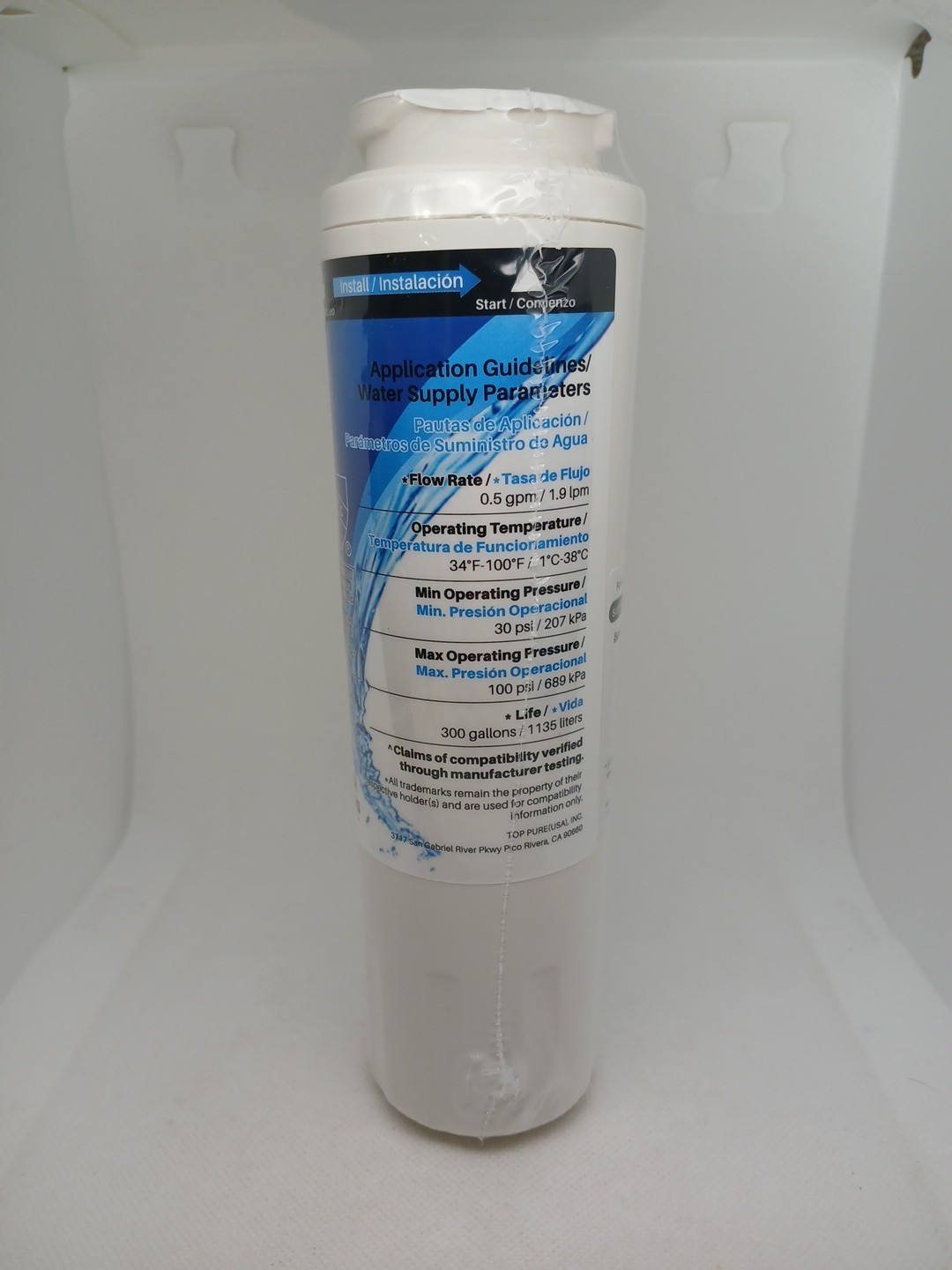 IcePure RWF0900A Replacement Refrigerator Water Filter 300 gal New Sealed in Box