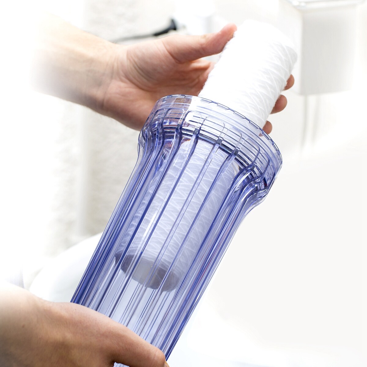 10 Micron 10″x2.5″ String Wound Whole House Sediment Water Filter for GE GXRM10G