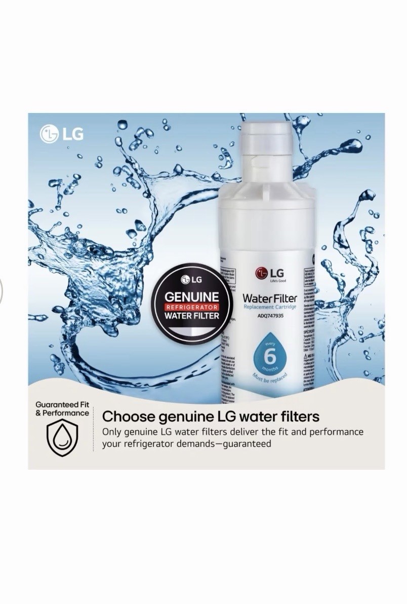 LG LT1000P2 – 6 Month /200 Gallon Capacity Replacement Refrigerator Water Filter