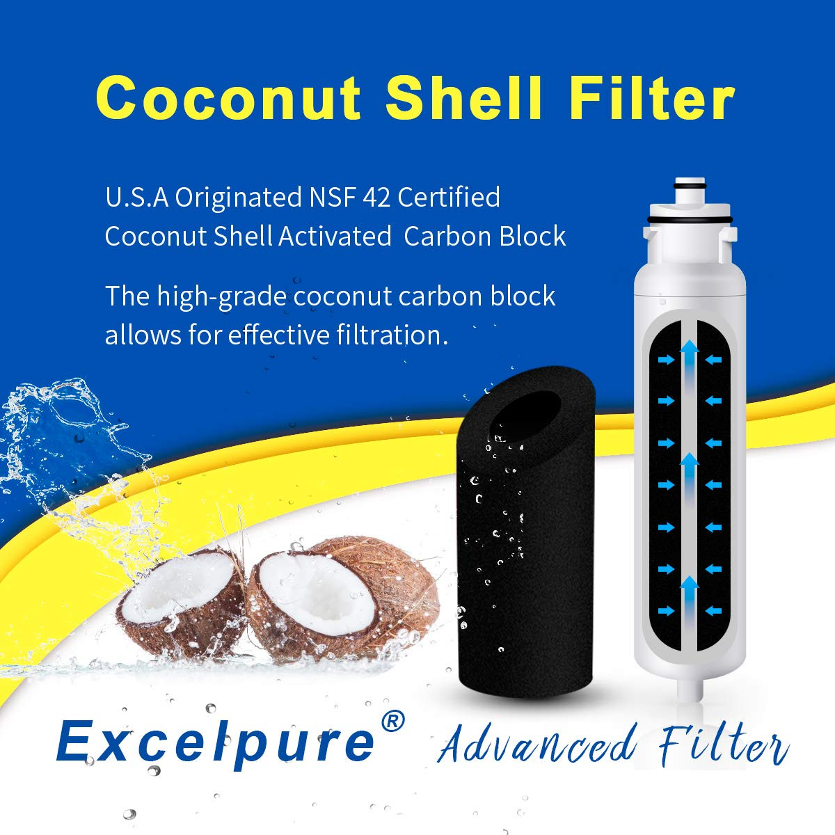 Fit For Kenmore 60199-0006802-00 9130 Hisense HX2017FR-A Water Filter 3 Pack
