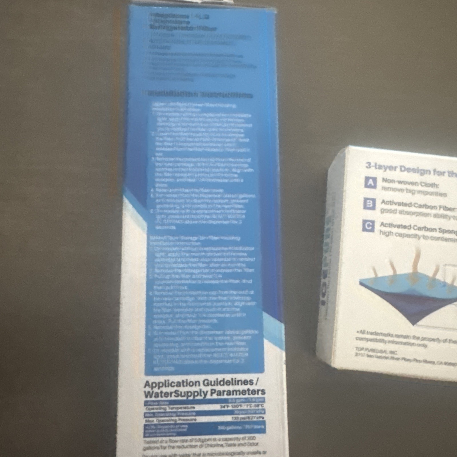 ICEPURE RWF4700A + AF004 Refrigerator Air and Water Filter – White