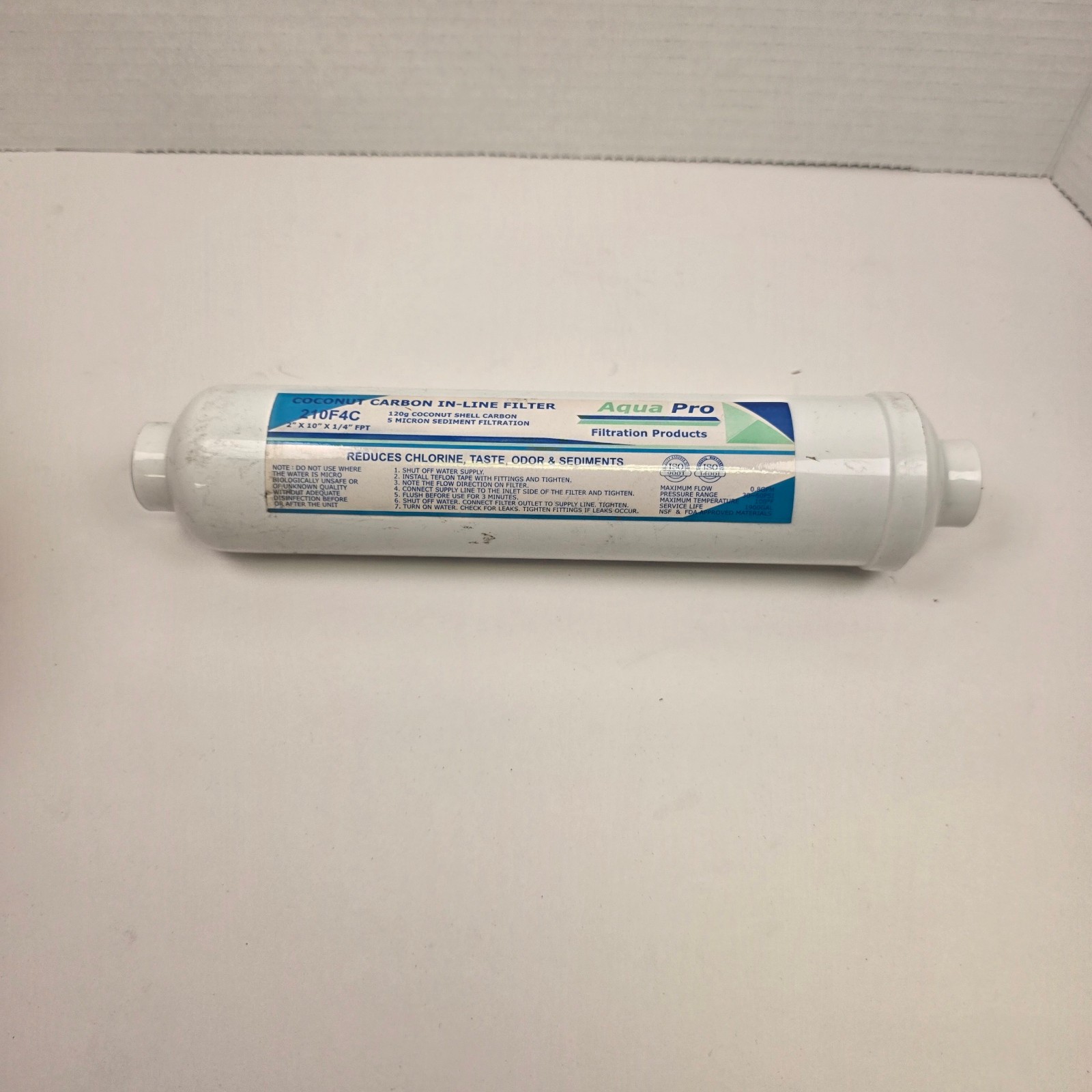10″x2.5″ Granular Activated Carbon Water Filter Whole House Cartridges RO System