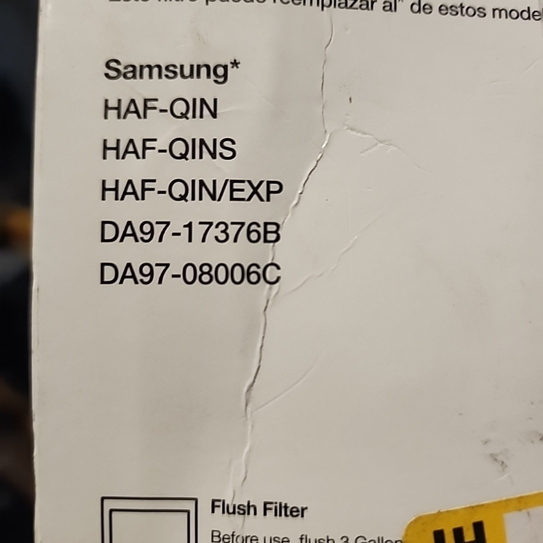 2 pack HDX FMS-4 Refrigerator Water Filter Replacement Fits Samsung HAF-QIN