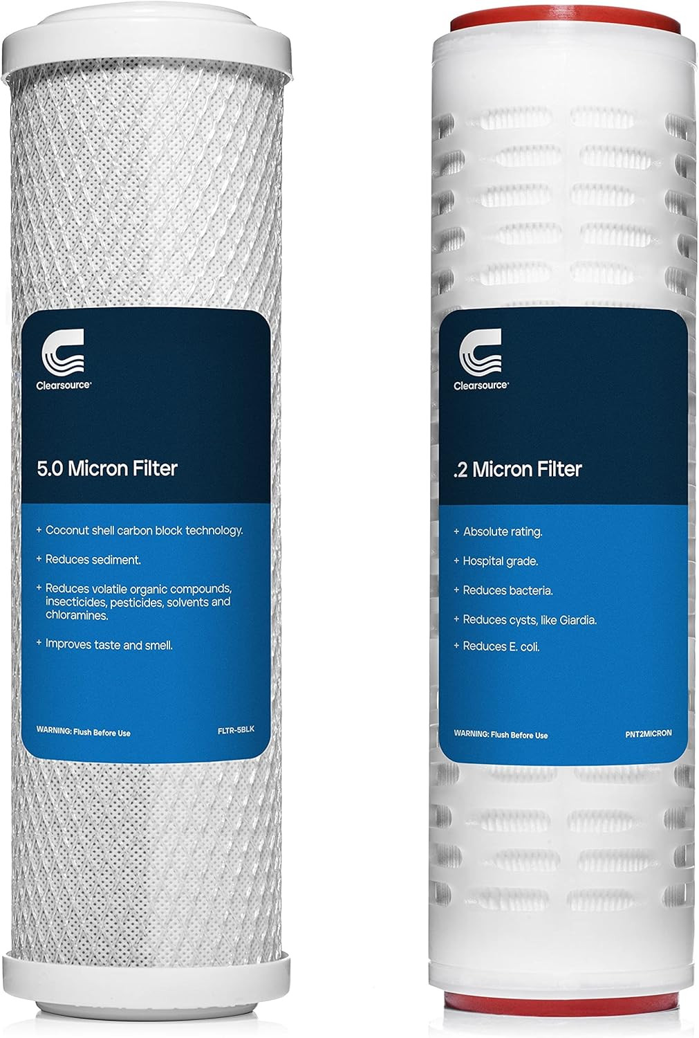 Replacement Filter Twin Pack with 0.2 Micron Filtration