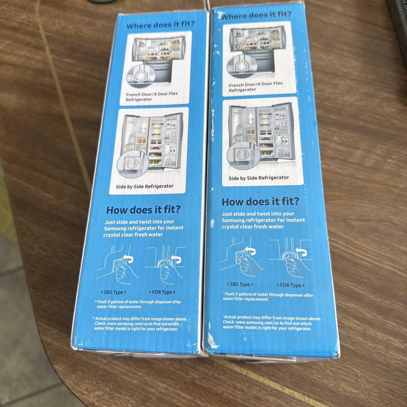 2 PACK Genuine Samsung DA29-00020B HAF-CIN/EXP Refrigerator Water Filter