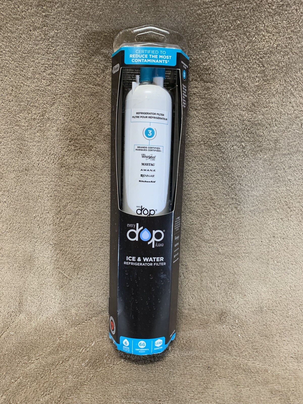 Whirlpool EveryDrop Refrigerator Ice & Water Filter 3 ΕDR3RXD1 Multiple Avail.