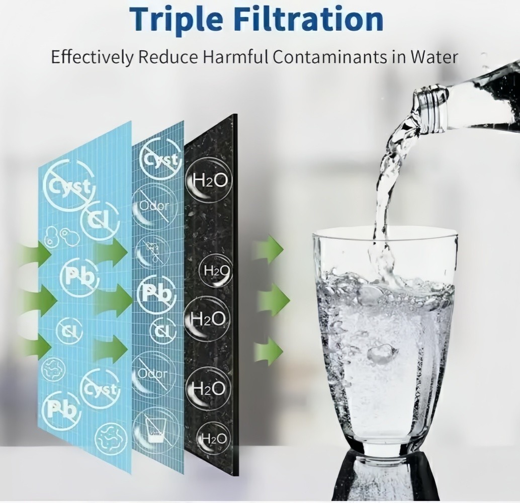 Fit GE MWF GWF 46-9991 MWFP Smartwater Fridge Refrigerator Water Filter 2-4 Pack