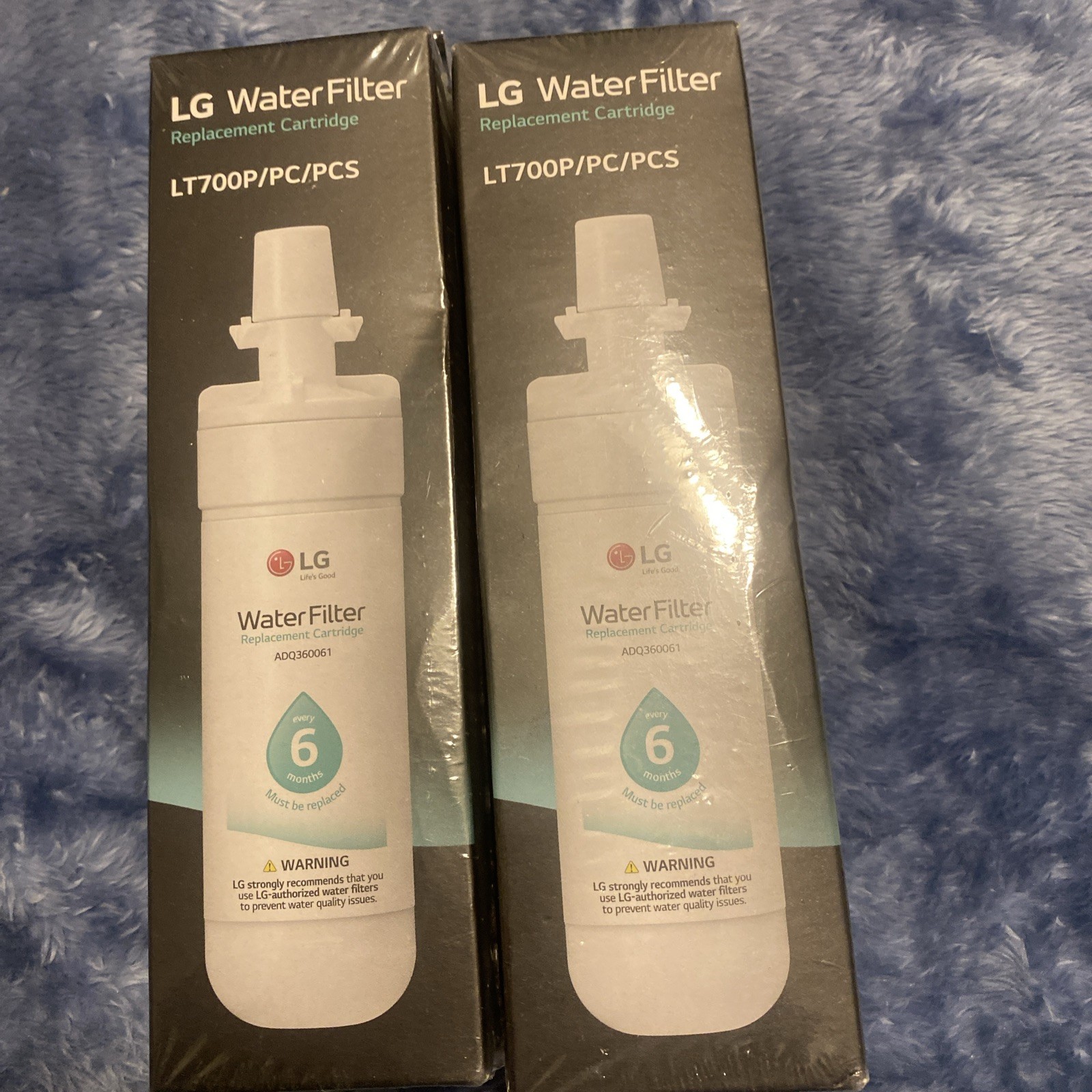 Genuine LG LT700P/PC/PCS Water Filter Replacement – ADQ360061 – New Sealed Two