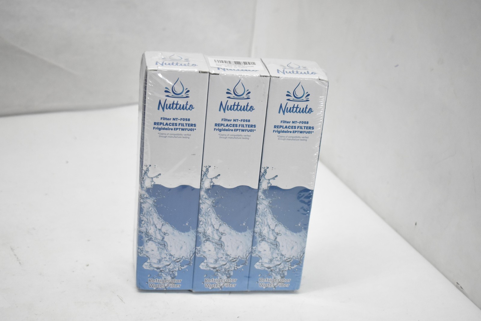 Nuttuto Fridge Filter 3 Pack White NT-F058 For Aquarius EPTWFU01 New