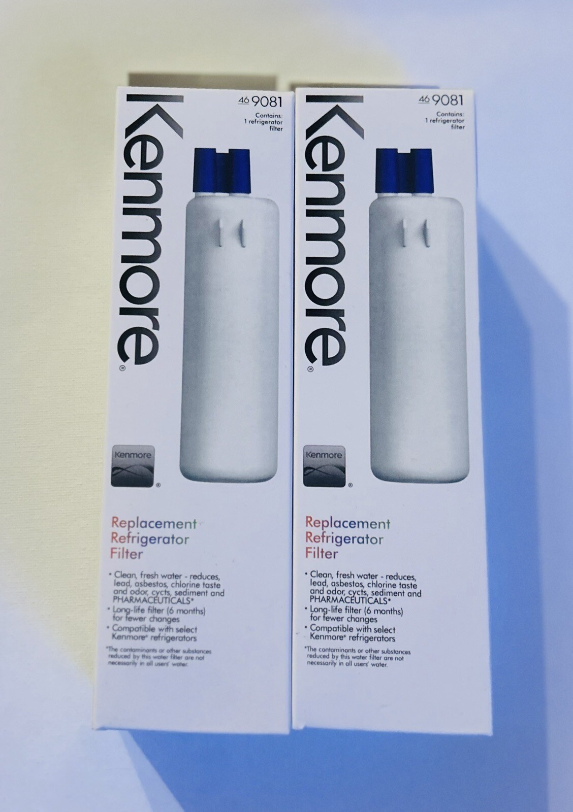 Replacement Refrigerator Water Filters For Kenmore 469081 (2 Packs)