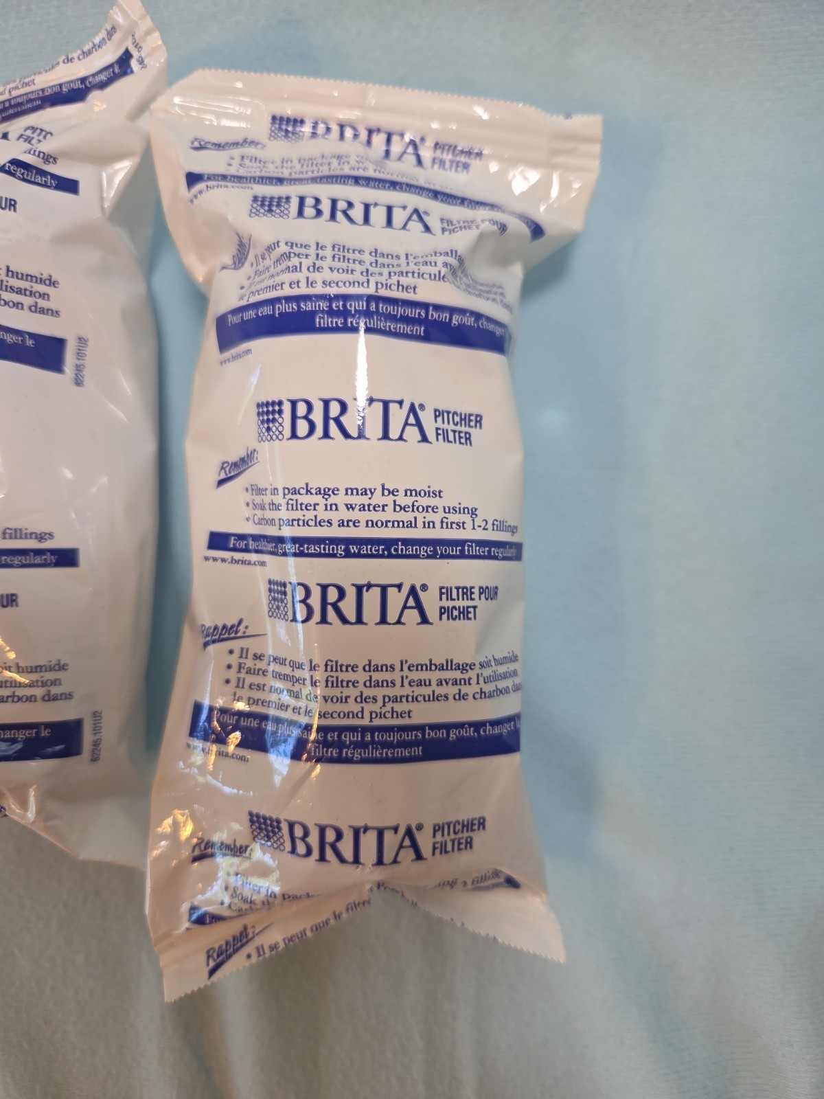 Lot Of 4 Brita Pitcher Filter Refillable Refill Packs BPA-Free Sealed