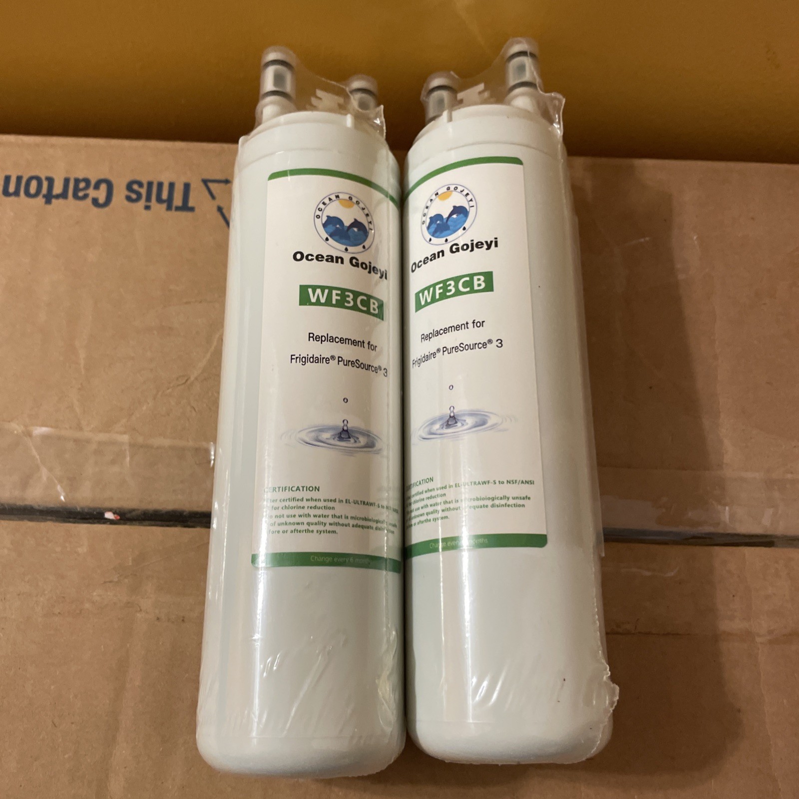 2pack WF3CB Refrigerator PureSource3 Water Filter Replacement For Frigidaire