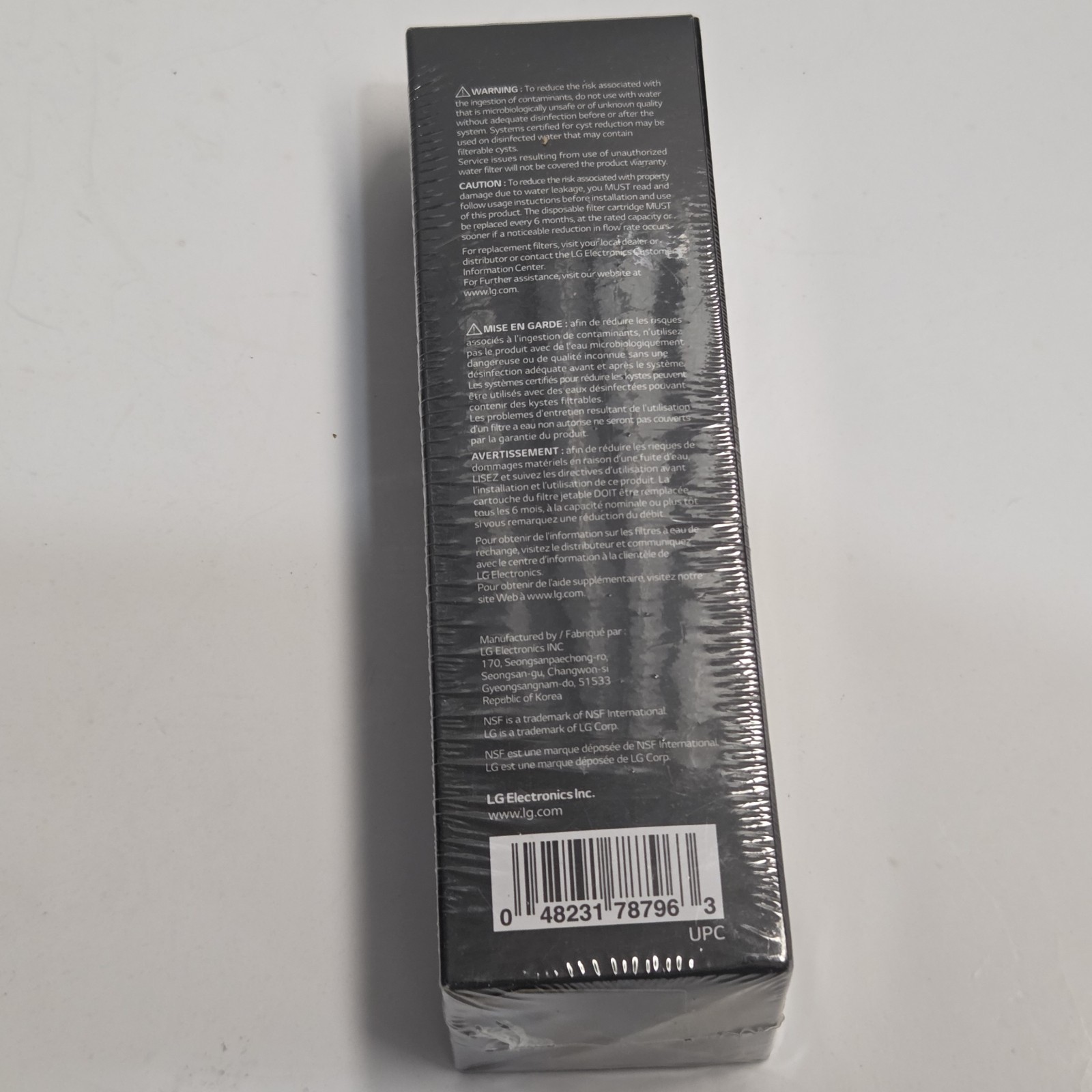 LG LT1000P Water Filter Replacement Cartridge LT1000/PC/PCS Official Brand Part